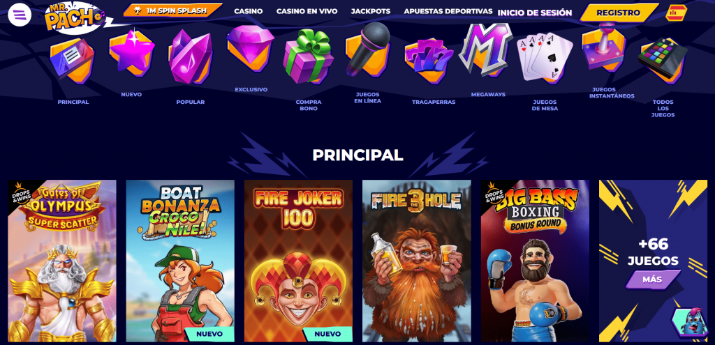 MrPacho Casino en Dispositivos Móviles