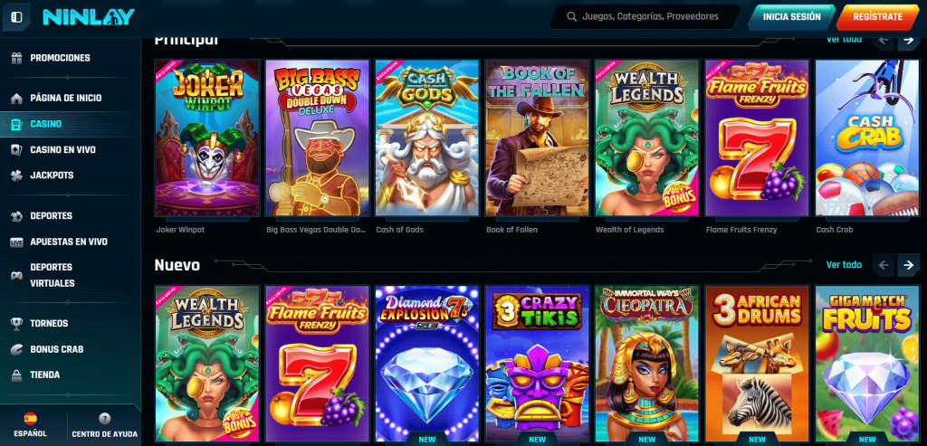 Ninlay Casino en Dispositivos Móviles