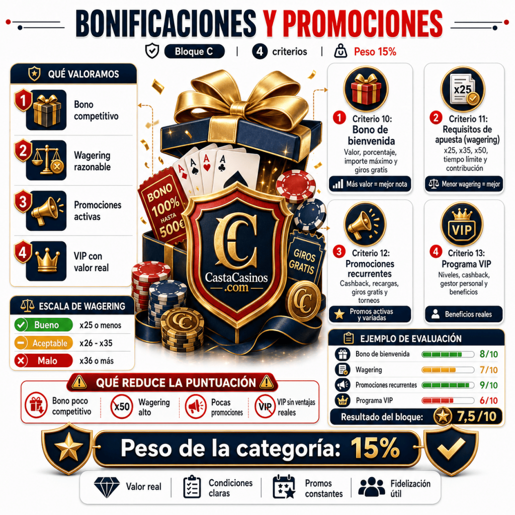 Bonificaciones y Promociones