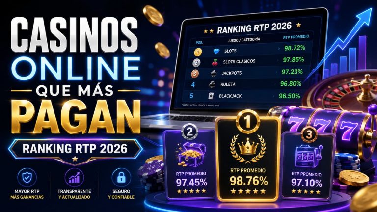 Casinos online que más pagan ranking RTP 2026