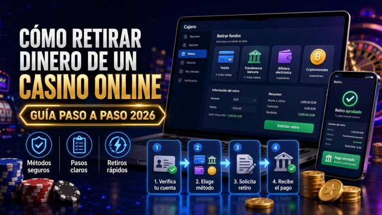 Cómo retirar dinero de un casino online guía paso a paso 2026