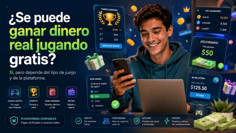 ¿Se puede ganar dinero real jugando gratis