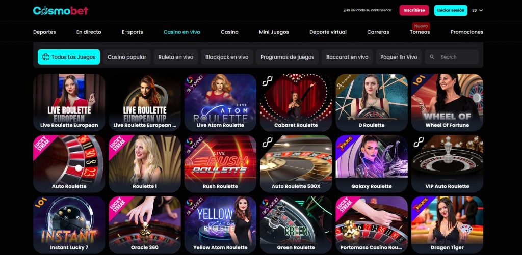 Cosmobet en vivo