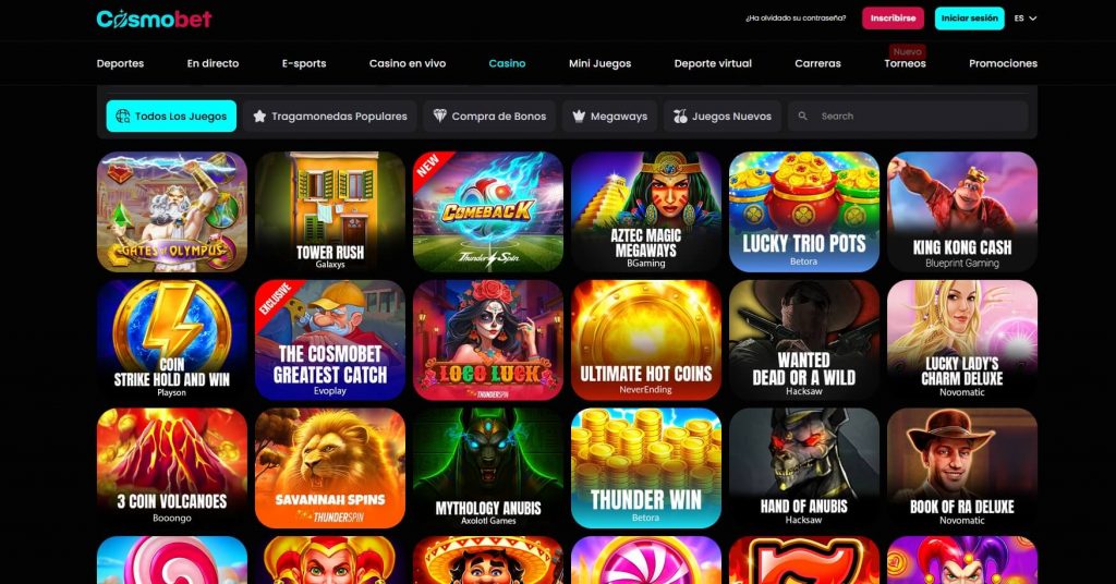 Cosmobet juegos