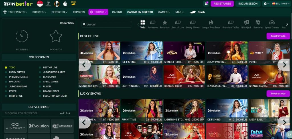 SpinBetter Casino Espana